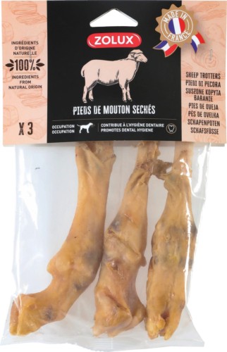 ZOLUX Przysmak naturalny dla psa Nóżka barania 3 szt., 150 g