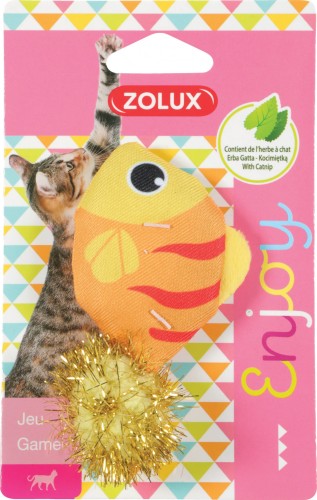 Zolux Zabawka dla kota ryba LOVELY 10 cm