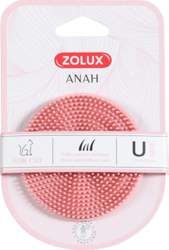 ZOLUX Szczotka gumowa dla kota ANAH okrągła + GRATIS ZOLUX Miękkie przysmak