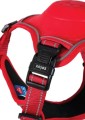 ZOLUX Szelki dla psa ze smyczą automatyczną Easyride L czerwone