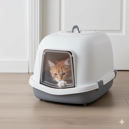 ZOLUX Toaleta dla kota duża JUMBO z filtrem szara