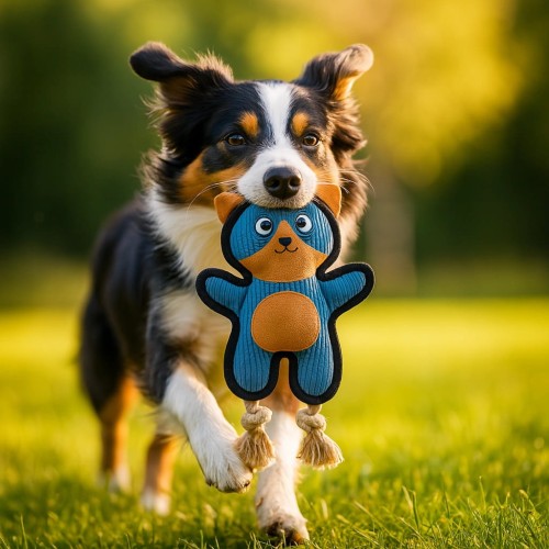 ZOLUX Zabawka dla psa wytrzymała Kot BUDDY niebieski 29cm