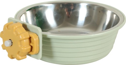 ZOLUX Karmnik dla królika i kawii do mocowania plastik/inox COSY 350ml ziel