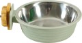 ZOLUX Karmnik dla królika i kawii do mocowania plastik/inox COSY 350ml ziel