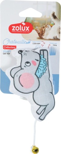 ZOLUX Zabawka dla kota dzwonek kocimiętka mysz kołnierzyk CHATOUILLE 6cm