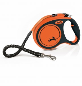 FLEXI Smycz automatyczna dla psa XTREME L taśma 5 m kol. pomarańczowy