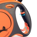 FLEXI Smycz automatyczna dla psa XTREME L taśma 5 m kol. pomarańczowy