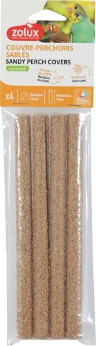 ZOLUX Nakładki ścierne na żerdki dla ptaka 1,3/19 cm x4