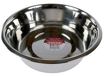 ZOLUX Miska dla psa ze stali nierdzewnej INOX 34 cm 6,5 L