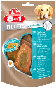 8IN1 Przysmak dla psa filety dentystyczne S 80g