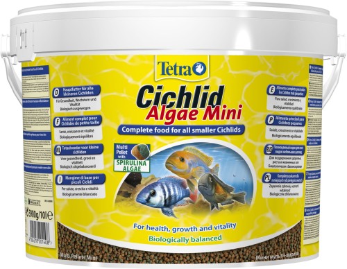 TETRA Cichlid Algae Mini 10 L wiadro ,pokarm dla ryb pielęgnicowatych