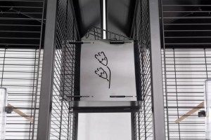 Zolux Tunel łączący do wolier dla ptaków CHIC czarny