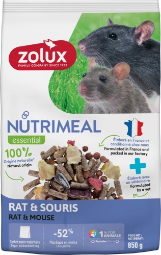 ZOLUX Karma mieszanka dla myszy szczura NUTRIMEAL 4 850g