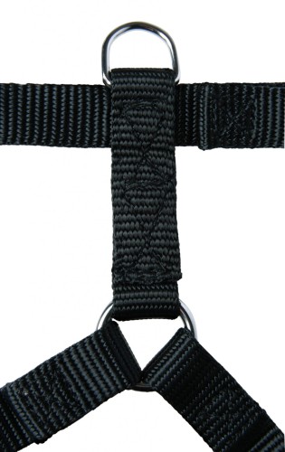 Zolux Szelki dla psa nylonowa taśma 20/35cm 10mm kol. czarny