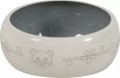 ZOLUX Miska ceramiczna dla gryzonia, przeciw rozsypywaniu 300 ml beż/szary