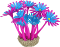 ZOLUX Ozdoba do akwarium FLOWERS 3 fioletowo niebieska