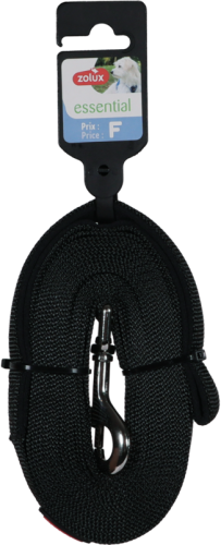 ZOLUX Smycz taśmowa długa dla psa 5m 20mm czarna