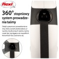 FLEXI Smycz automatyczna dla psa ONE taśma S, 5 m kol.biały