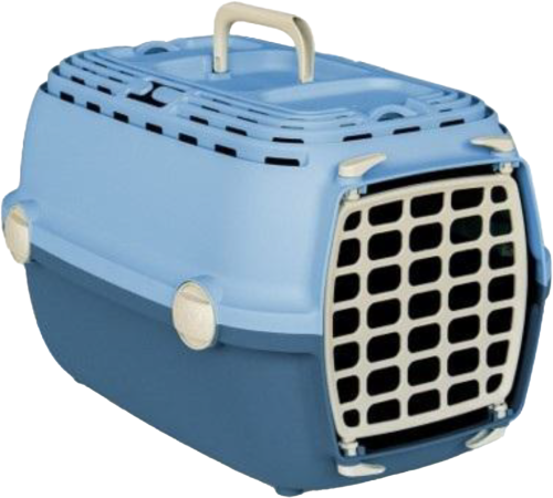 ZOLUX Transporter dla psa, kota do 6kg HORIZON 1 plastikowe drzwi niebieski