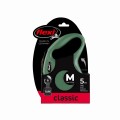 FLEXI New Classic smycz automatyczna dla psa taśma M 5m oliwkowa