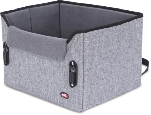 ZOLUX Fotelik samochodowy dla małego psa NOMAD S Szary do auta