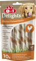 8IN1 Przysmak dla psa skręcane pałeczki o smaku kurczaka Delights 10 szt.