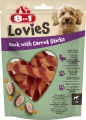 8in1 Lovies Przysmak dla psa Kaczka Marchewka Pałeczki Gryzaki Miękkie 80g