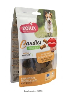 ZOLUX Miękkie przysmaki treningowe dla psa CANDIES maxi kostki 150g +GRATIS