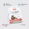 ZOLUX Żwirek dla kota mineralny pochłaniający perfumowany PURECAT 8 l