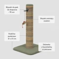 ZOLUX Drapak dla kota słupek BOREAL L 70 cm zielony