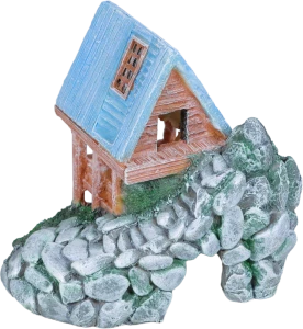 ZOLUX Ozdoba Dekoracja do akwarium Domek Kryjówka RIVAGE 1 10cm