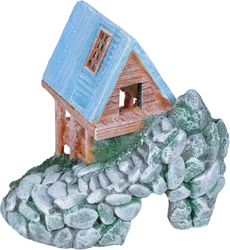 ZOLUX Ozdoba Dekoracja do akwarium Domek Kryjówka RIVAGE 1 10cm