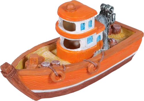 ZOLUX Ozdoba do akwarium łódka RIVAGE 1 średnia 14,5 x 5 x 8 cm