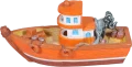 ZOLUX Ozdoba do akwarium łódka RIVAGE 1 średnia 14,5 x 5 x 8 cm