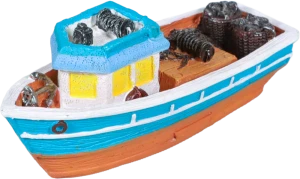 ZOLUX Ozdoba do akwarium łódka RIVAGE 1 mała 11 x 5 x 5 cm