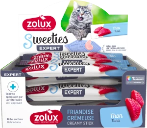 ZOLUX Sweeties Kremowy Przysmak dla Kota ZESTAW 48 szt TUŃCZYK