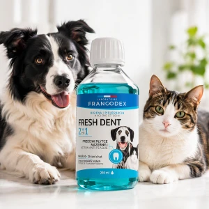 FRANCODEX PL Płyn dla psa i kota do higieny jamy ustnej Fresh dent 250 ml