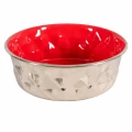 Zolux Miska dla psa Inox DIAMOND 1,8 l kol. czerwony