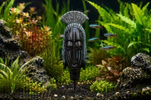 Zolux Ozdoba do akwarium maska żeńska AFRICA L 7,5x5,1x23,1 cm