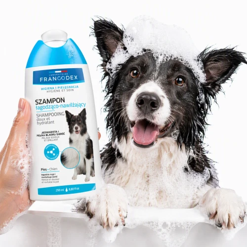 FRANCODEX PL Szampon dla psa łagodny nawilżający, bez parabenów 250 ml