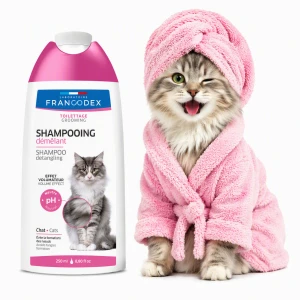 FRANCODEX Szampon dla kota 2w1 ułatwiający rozczesywanie 250 ml