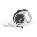 FLEXI smycz automatyczna Comfort Plus M taśma 5m szara do 25kg