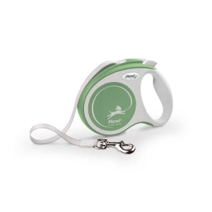 FLEXI smycz automatyczna Comfort Plus S taśma 5m jasnozielona do 15kg