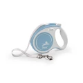 FLEXI smycz automatyczna Comfort Plus S taśma 5m jasnoniebieska do 15kg