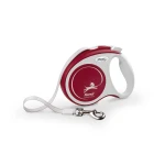 FLEXI smycz automatyczna Comfort Plus S taśma 5m czerwona do 15kg