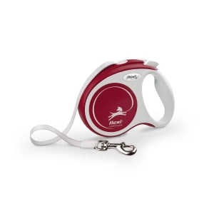 FLEXI smycz automatyczna Comfort Plus S taśma 5m czerwona do 15kg