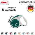 FLEXI smycz automatyczna Comfort Plus XS taśma 3m zielona