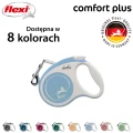 FLEXI smycz automatyczna Comfort Plus XS taśma 3m jasny niebieski