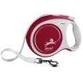 FLEXI smycz automatyczna Comfort Plus L taśma 8m czerwona do 50kg