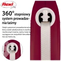 FLEXI smycz automatyczna Comfort Plus L taśma 8m czerwona do 50kg